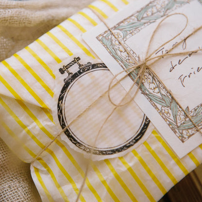 Circle Embroidery Hoop Rubber Stamp · OURS Studio