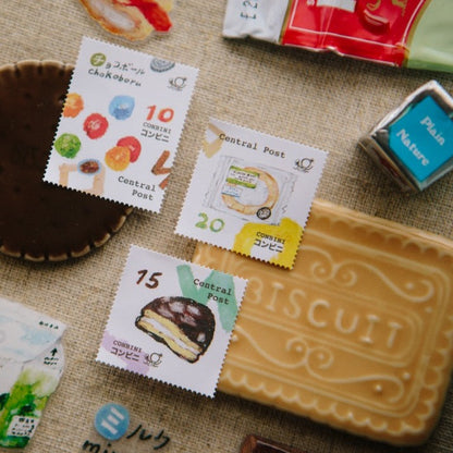 Convenience Store Stamp Sticker Sheet · OURS Studio