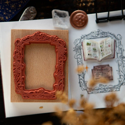 Flower Frame Rubber Stamp · OURS Studio