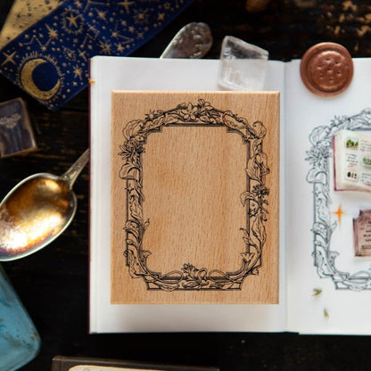 Flower Frame Rubber Stamp · OURS Studio