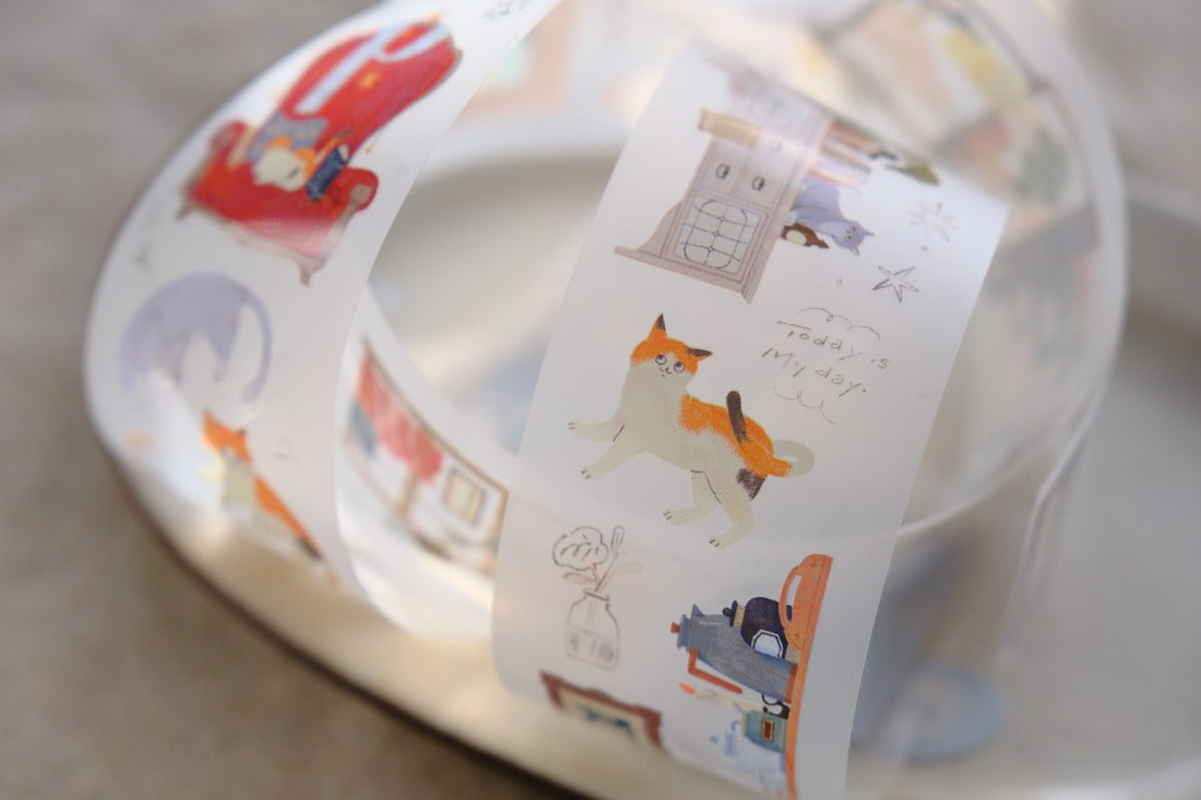 Life With Cats PET Tape · OURS Studio