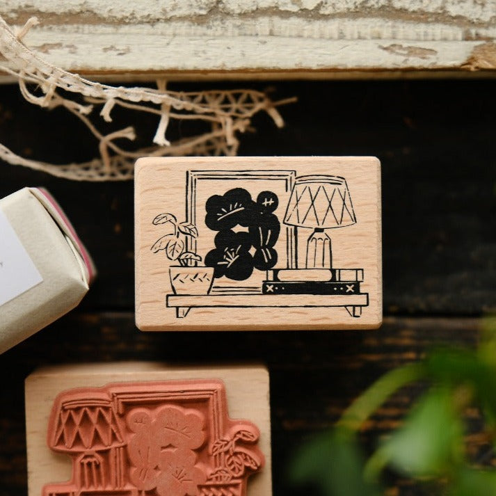 On the Wall Rubber Stamp · OURS Studio