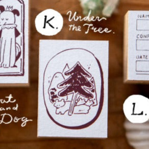 Under the Tree Rubber Stamp · OURS Studio