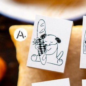Bread Dog Rubber Stamp · OURS Studio