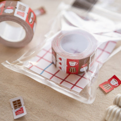 Afternoon Tea Time Label Sticker Roll · OURS Studio