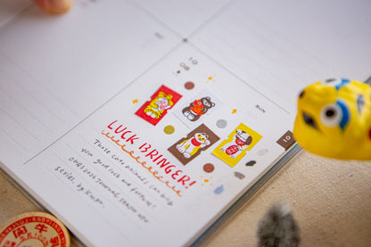 Little Lucky Friends Label Sticker Roll · OURS Studio
