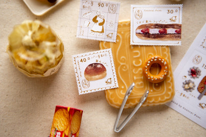 Sweet Hours Stamp Sticker Sheet · OURS Studio