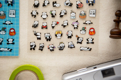 PANDA!PANDA! Sticker Sheet · OURS Studio