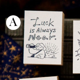 Lucky Star Monocular Rubber Stamp · OURS Studio