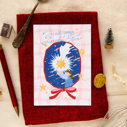 Wish Lucky Star Postcard · OURS Studio