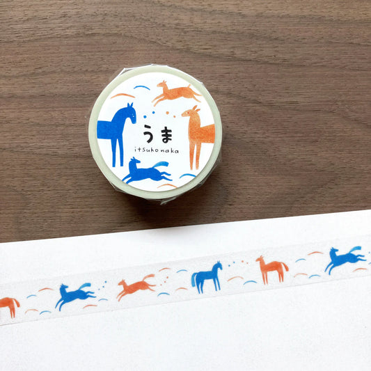 Horse Washi Tape · Itsuko Naka