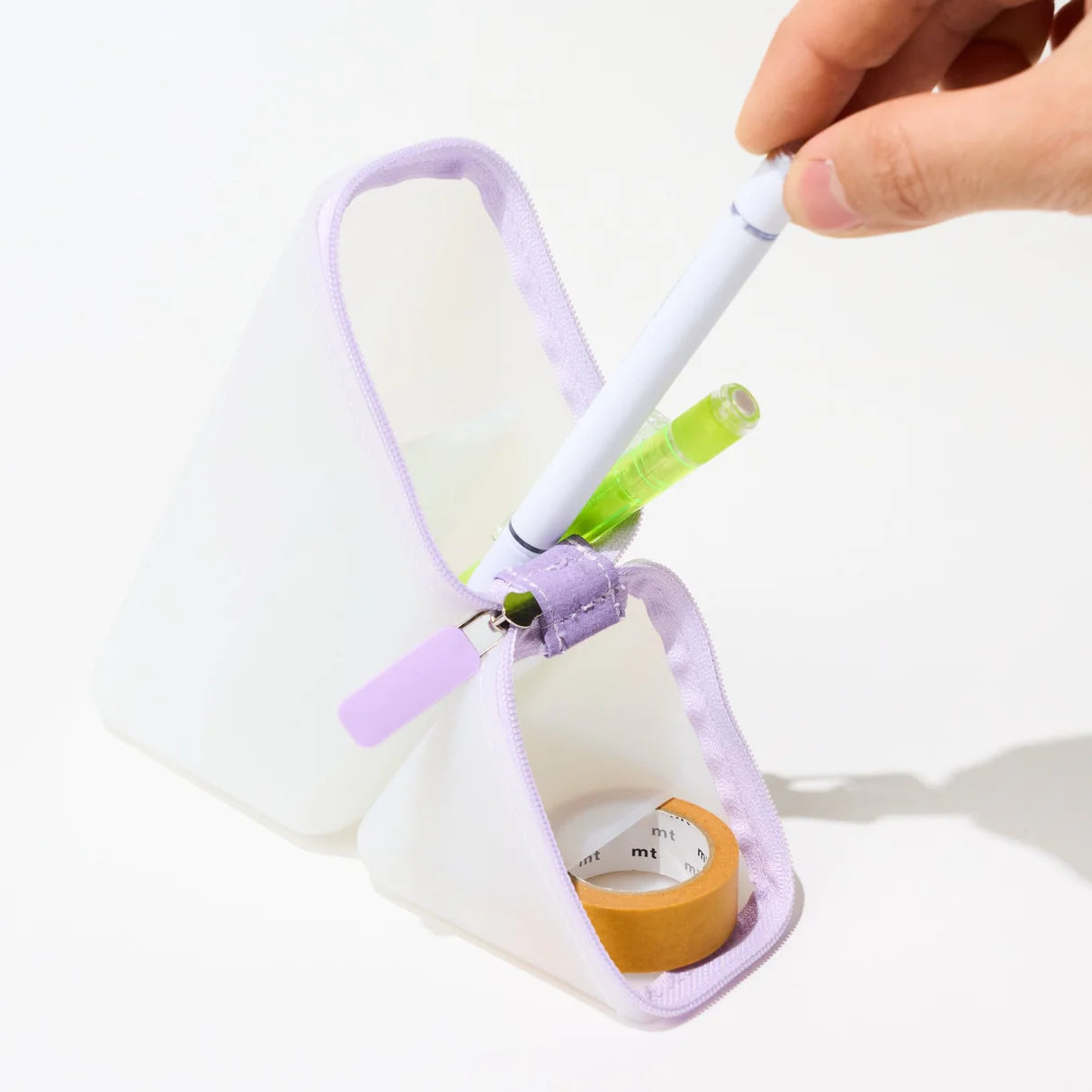 Kakusta Portable Sheer Pen Stand / White · Sonic