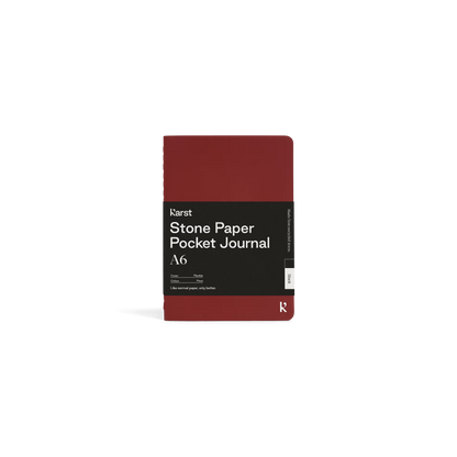 A6 Stone Paper Pocket Journal · Karst