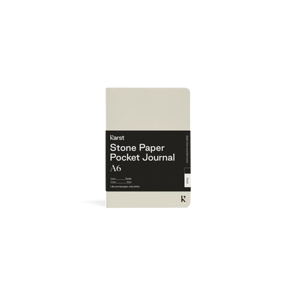 A6 Stone Paper Pocket Journal · Karst