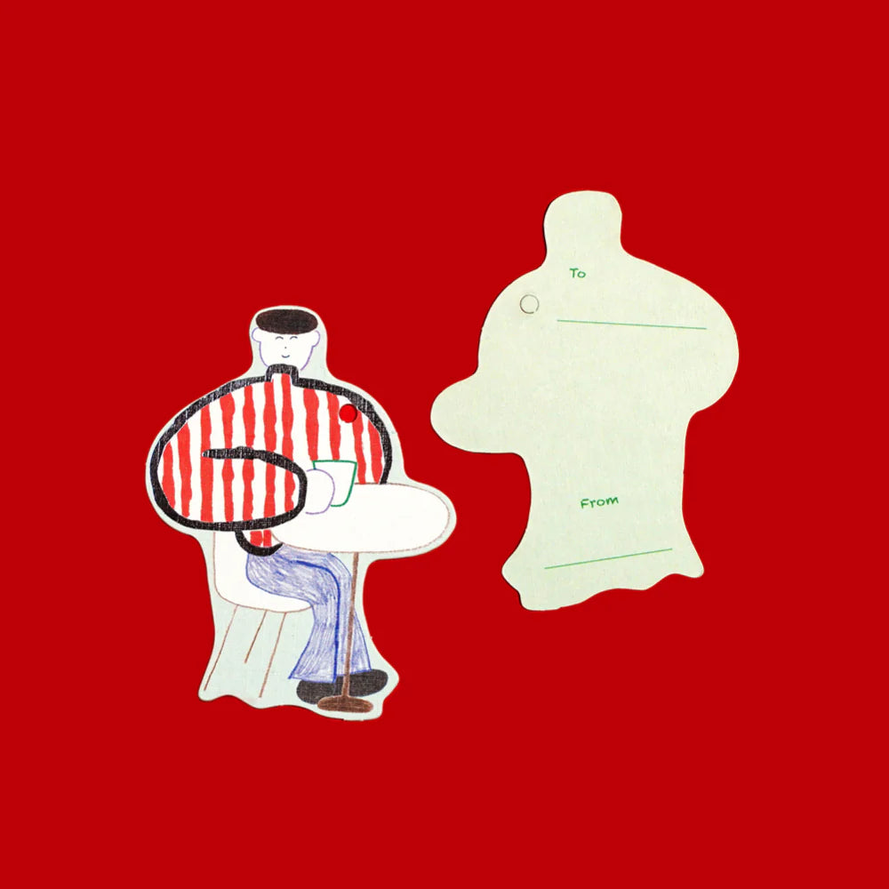 Blue Light 4 Gift Tag · kawi