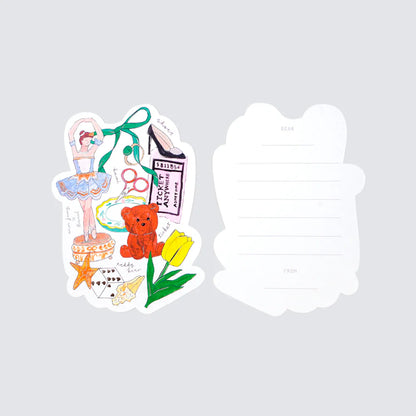 Go Back 1 Greeting Card · kawi