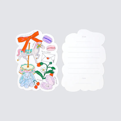 Go Back 3 Greeting Card · kawi