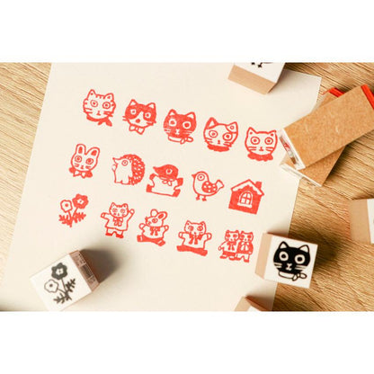 Chibi Wooden Stamps · Sanby x Yumi Kitagishi