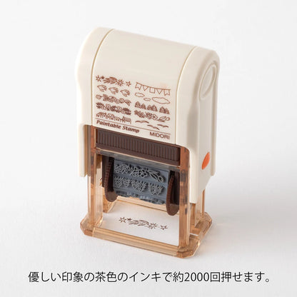 Landscape Soft Color Paintable Rotating Stamp · Midori