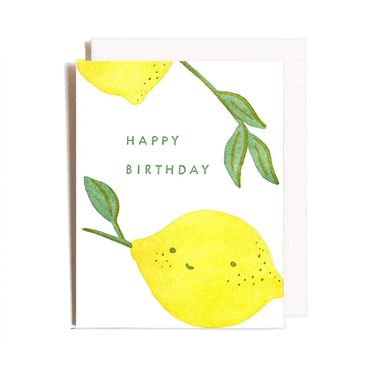 Lemony Birthday Card · Homework Letterpress Studio