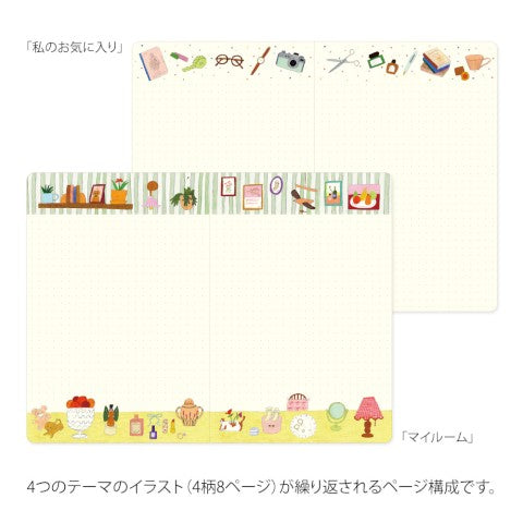 My Life Yuru Log B6 Notebook · Midori