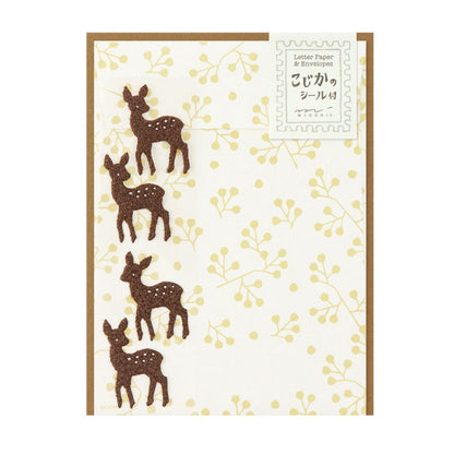 Deer Letter Set & Stickers / Midori