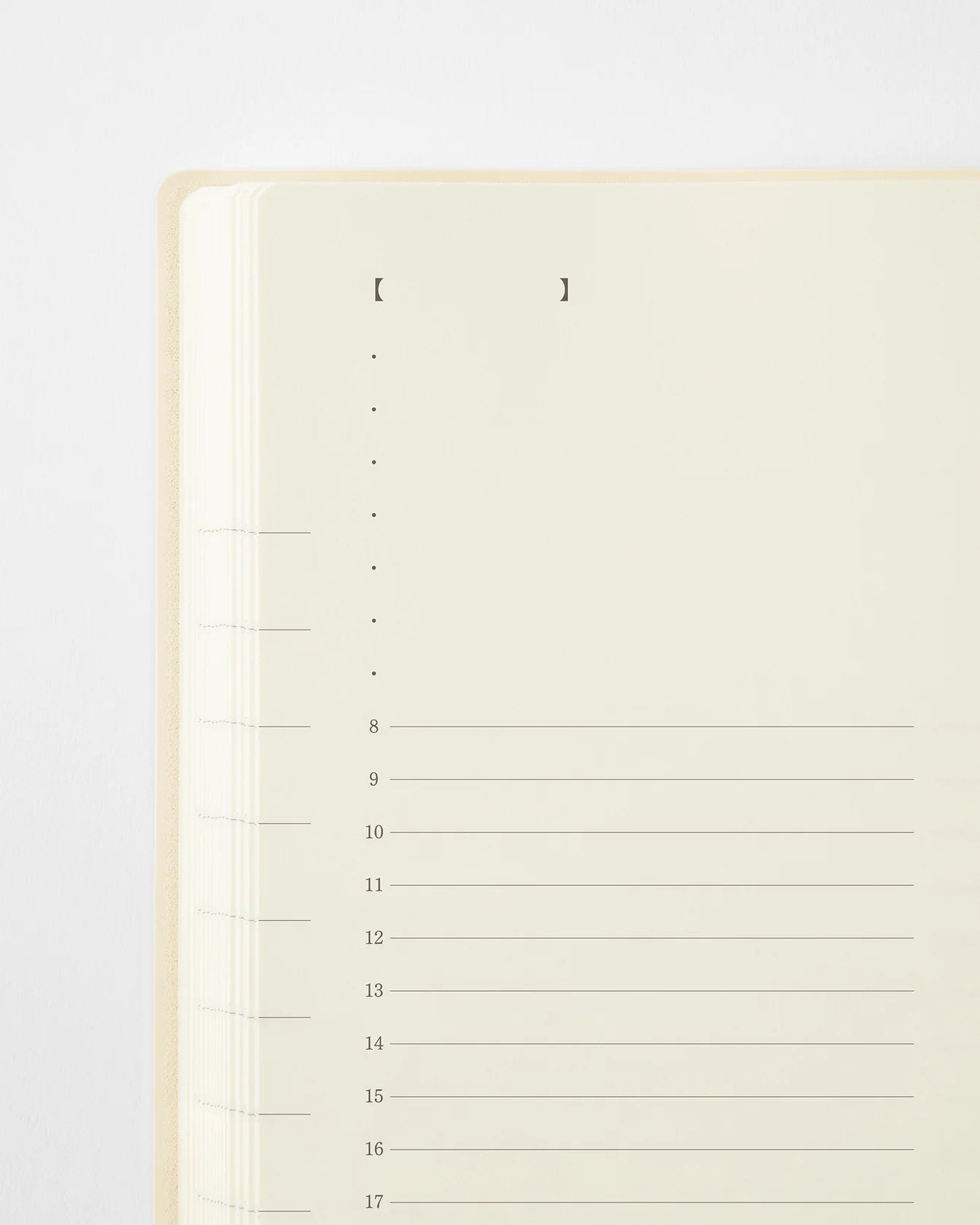 2027 MD Diary 1 Day 1 Page《A5》