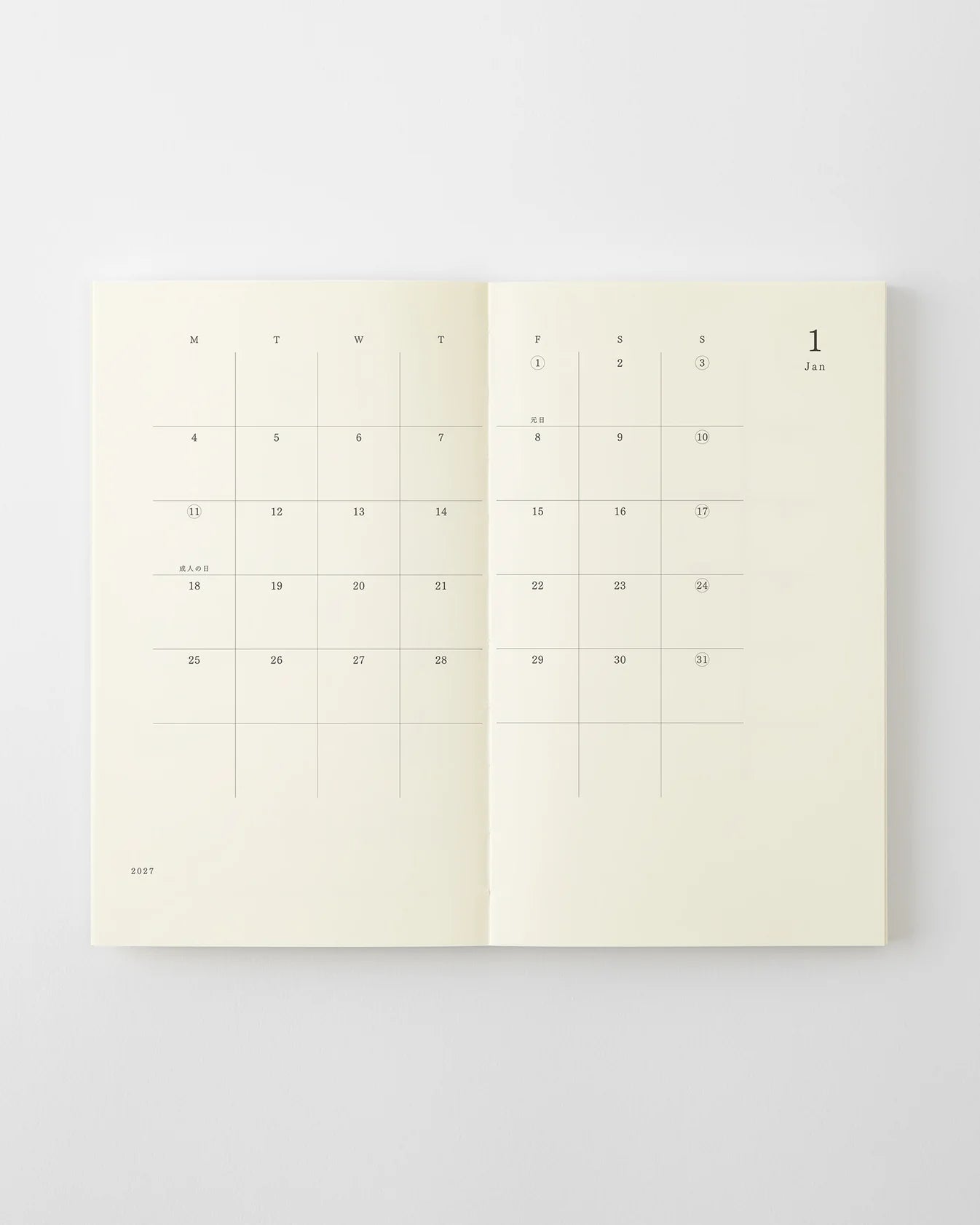 2027 MD Diary《B6 Slim》