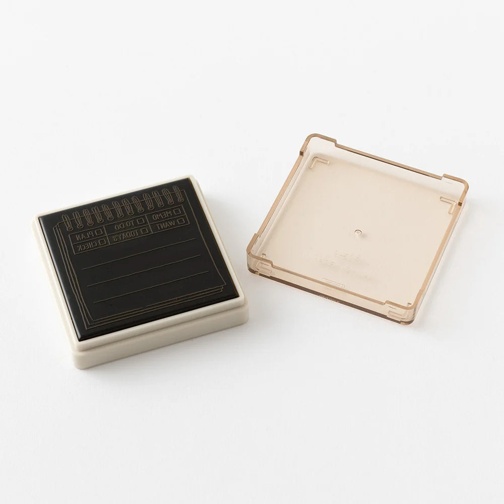 Memo Soft Color Pre-Inked Paintable Stamp · Midori