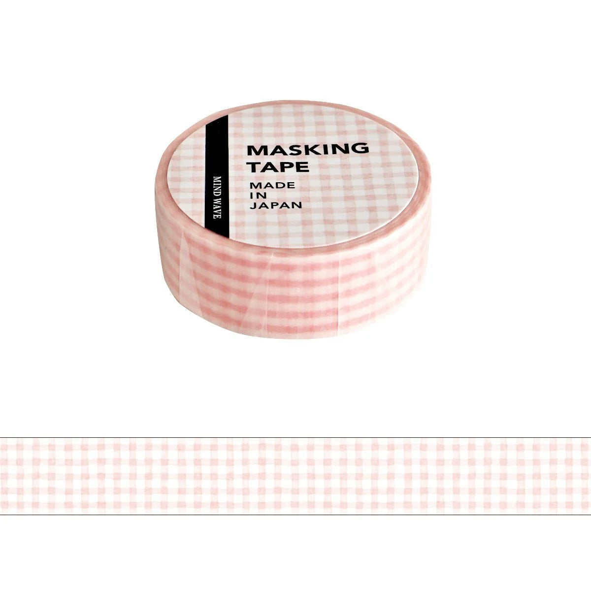 Pink Check Pattern Washi Tape · Mind Wave