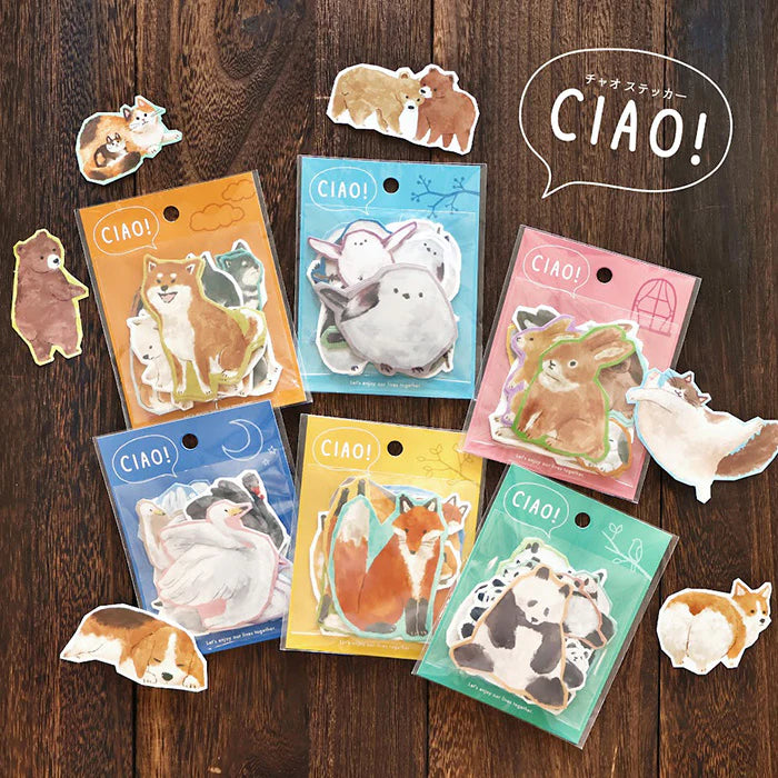 CIAO! Animal Series Sticker Set · Mind Wave