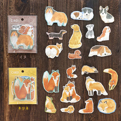 CIAO! Animal Series Sticker Set · Mind Wave