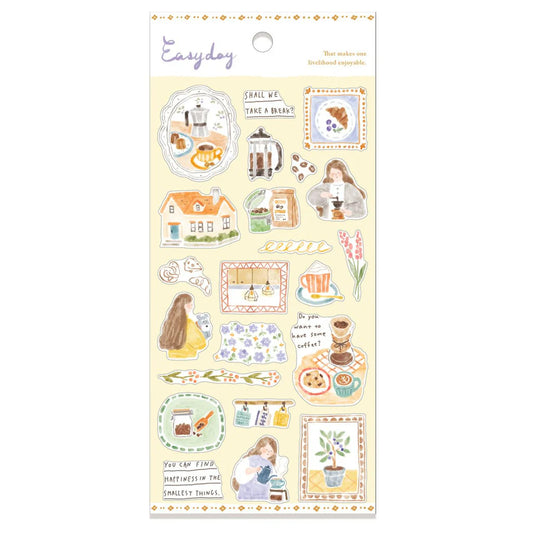 Coffee Easy Day Series Sticker Sheet · Mind Wave