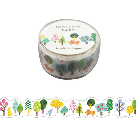 Vivid Colored Forest Die Cut Washi Tape · Mind Wave