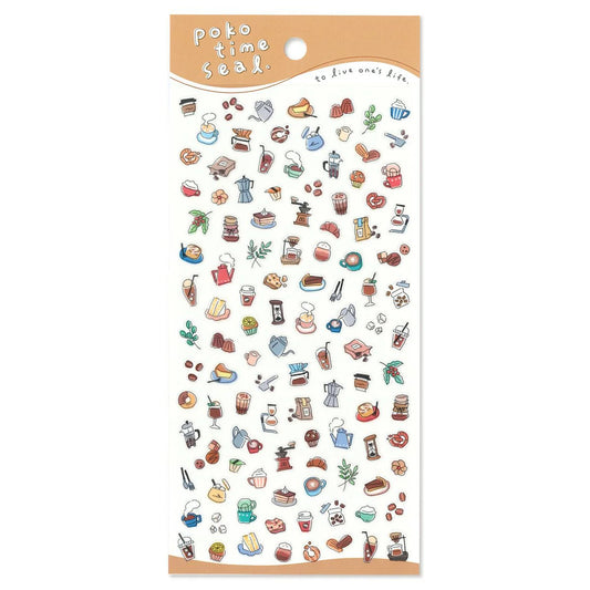 Coffee Poko Time Series Sticker Sheet · Mind Wave