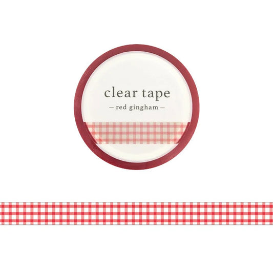 Red Gingham 7mm Clear Tape · Mind Wave