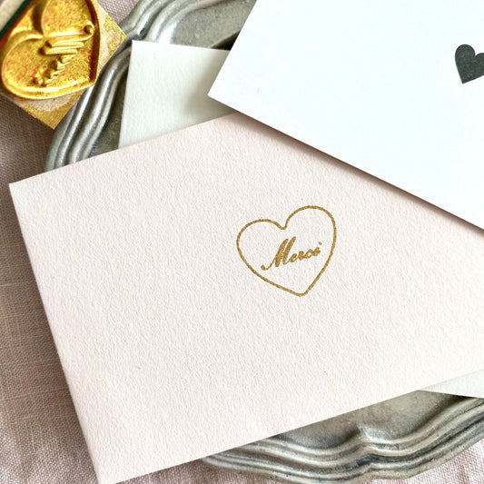 Petit Cœur Wooden Stamp・Mon petit artiste