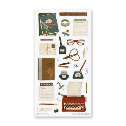 Writing Delight Sticker Sheet · STICKII