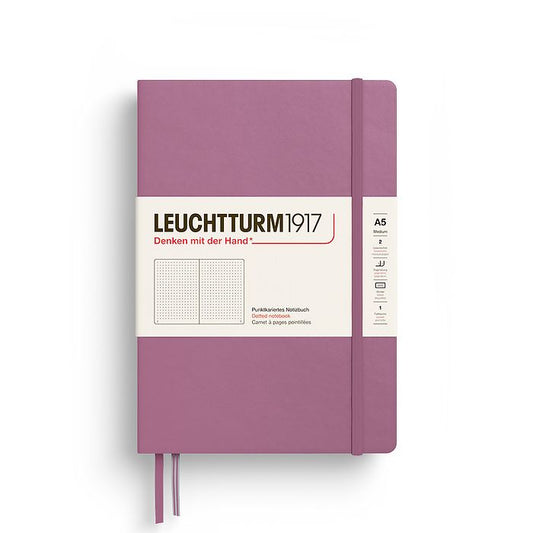 Leuchtturm1917 A5 Dot Grid Hardcover - Dusty Rose