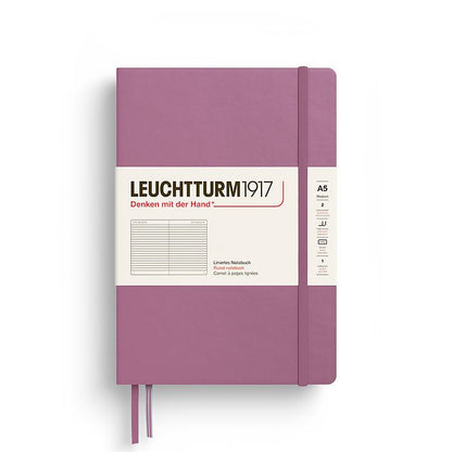 Leuchtturm1917 A5 Ruled Hardcover - Dusty Rose