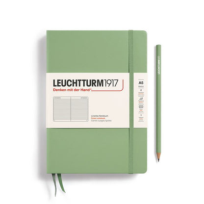Sage A5 Ruled Hardcover Notebook · Leuchtturm1917