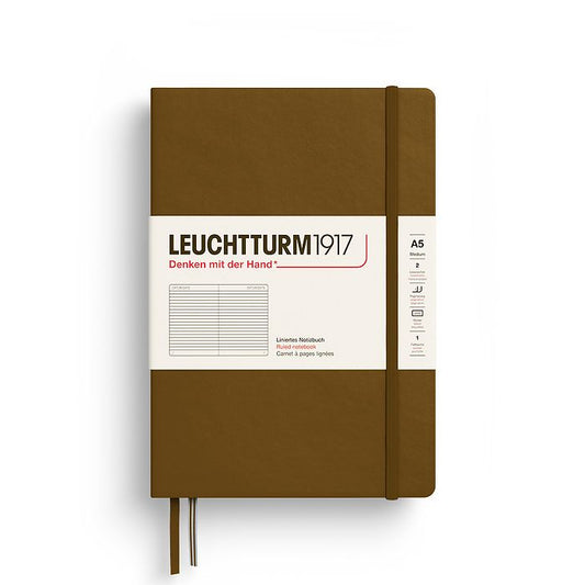 Leuchtturm1917 A5 Ruled Hardcover - Spice Brown