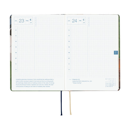 2026 Hobonichi Techo A6 HON / Hiroko Kubota: Waiting on the Chord《January Start | English | A6》