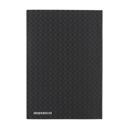 2026 Hobonichi Techo A6 English HON Paper Series: Black Gingham 《January Start | English | A6》