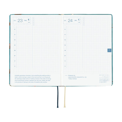 2026 Hobonichi Techo A6 HON / Bow & Tie: Bow & Tie: In the Forest《January Start | English | A6》