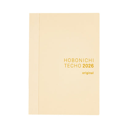 2026 Hobonichi Techo English Original Book《January Start | English | A6》