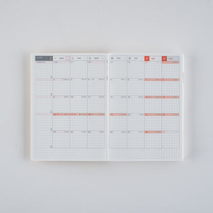 2026 Hobonichi Techo Simplified Chinese Original Book《January Start | Simplified Chinese | A6》