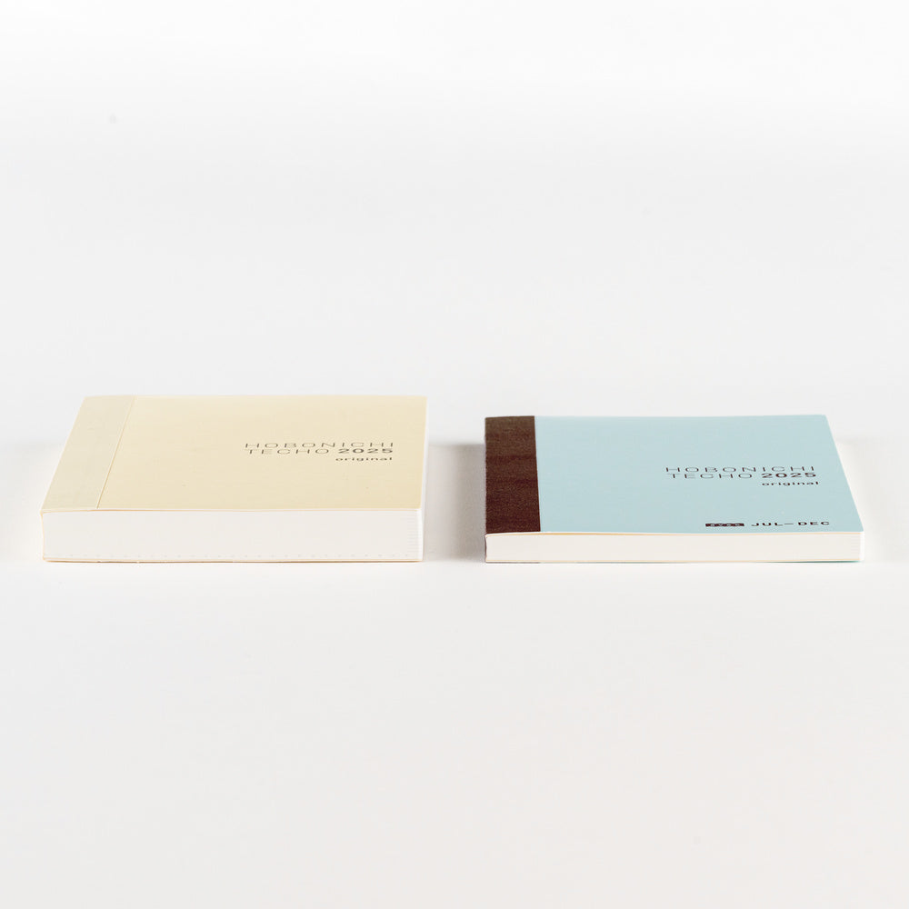 2027 Hobonichi Techo Japanese Original Avec Books《A6 size/Daily 6-month x 2 book set/Jan start/Mon start》