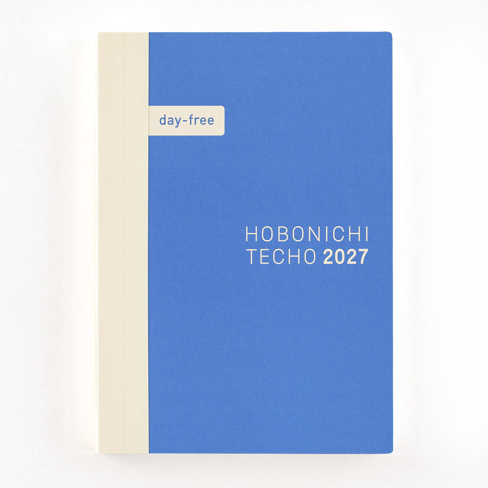 2027 Hobonichi Techo Japanese Day-Free Book 《A6 size/Monthly/Jan start/Mon start》