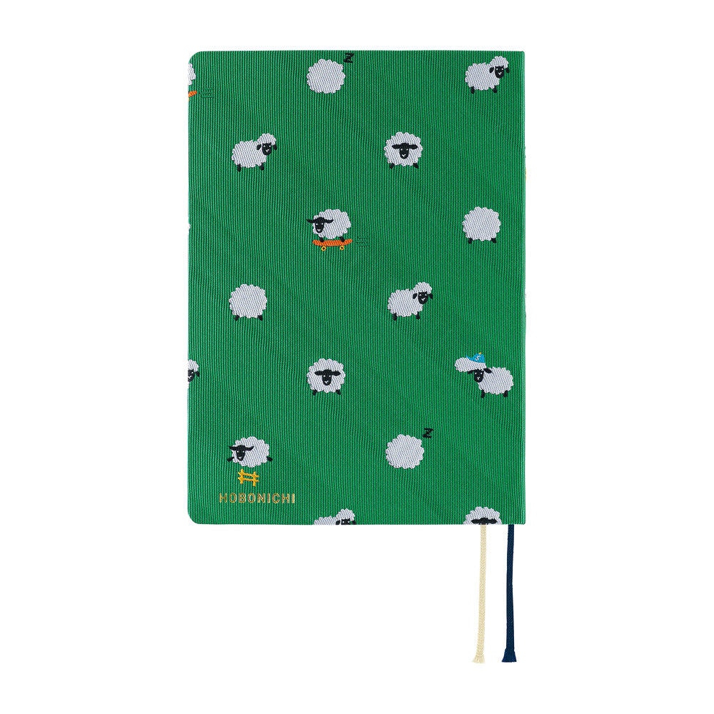 2027 Hobonichi HON Bow & Tie: Sheep Sheep Sheep《ENG/A6/Daily/Jan start/Mon start》